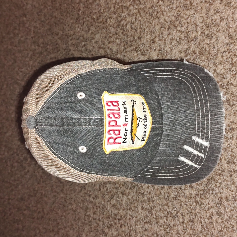 Rapala Normark Trucker Mesh Grey Adjustable Hat OS